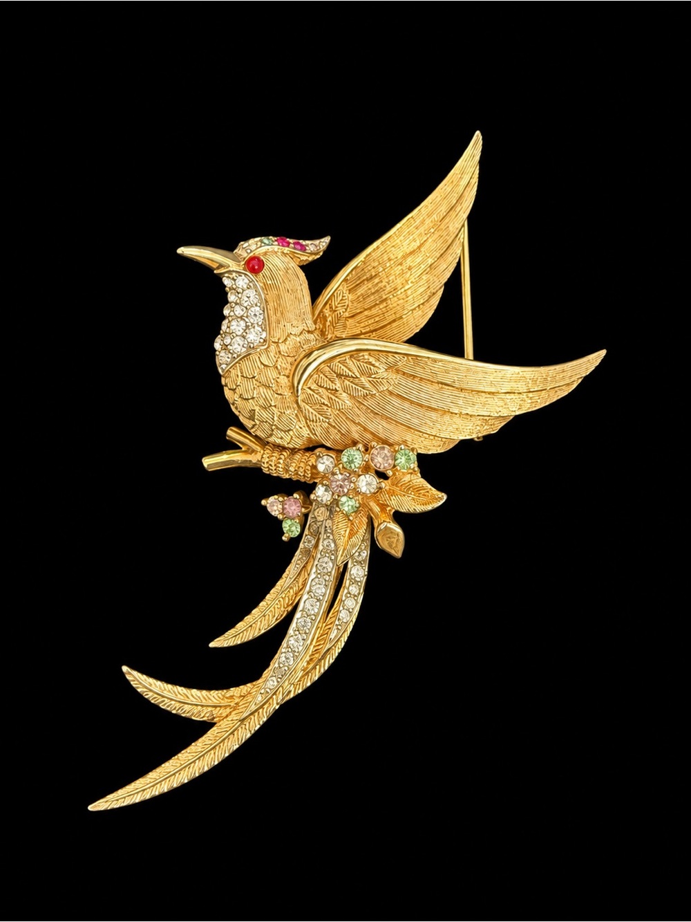 Vintage Boucher Bird of Paradise Brooch